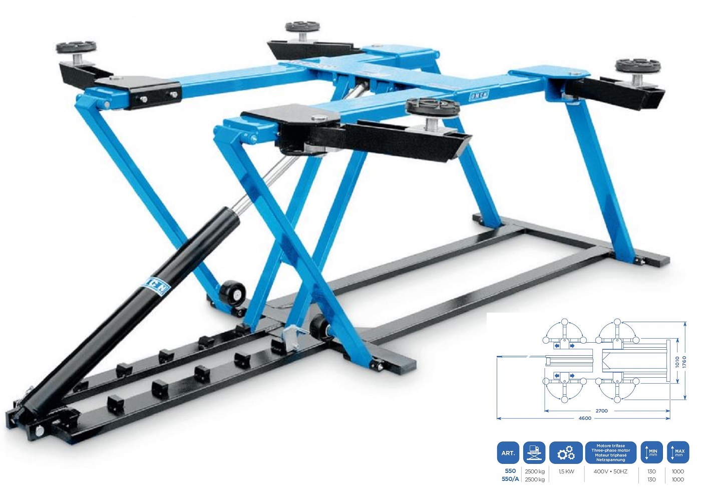 SOLLEVATORE IDROPNEUMATICO