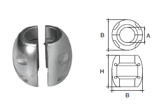 AN021 BRACCIALI PER ASSI D.57,2 MM PESANTE