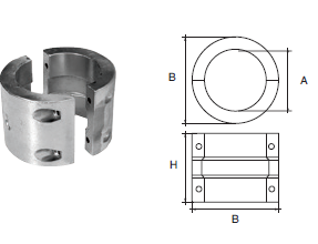 AN025V BRACCIALI PER ASSI D.70 MM