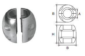 AN026 BRACCIALI PER ASSI D.75 MM