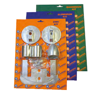MEKITALBRA3 KIT ANODO PER MOTORE MERCURY MERCRUISER alluminio- BRAVO 3 COMPOSTO DA ME014+ N°2 ME021+ME035+ME022+ ME034