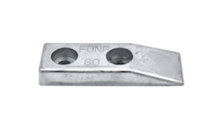 MG005 ANODO POPPA FB-3 MIS 210X70X25 FORO DIAM 18 LUNGH F/F 80 MAGNESIO