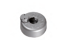 NC005 ANODO POPPA FC-6 MIS 136X136X55 FORO DIAM 16 COMPL. DI TAPPO FILETT.