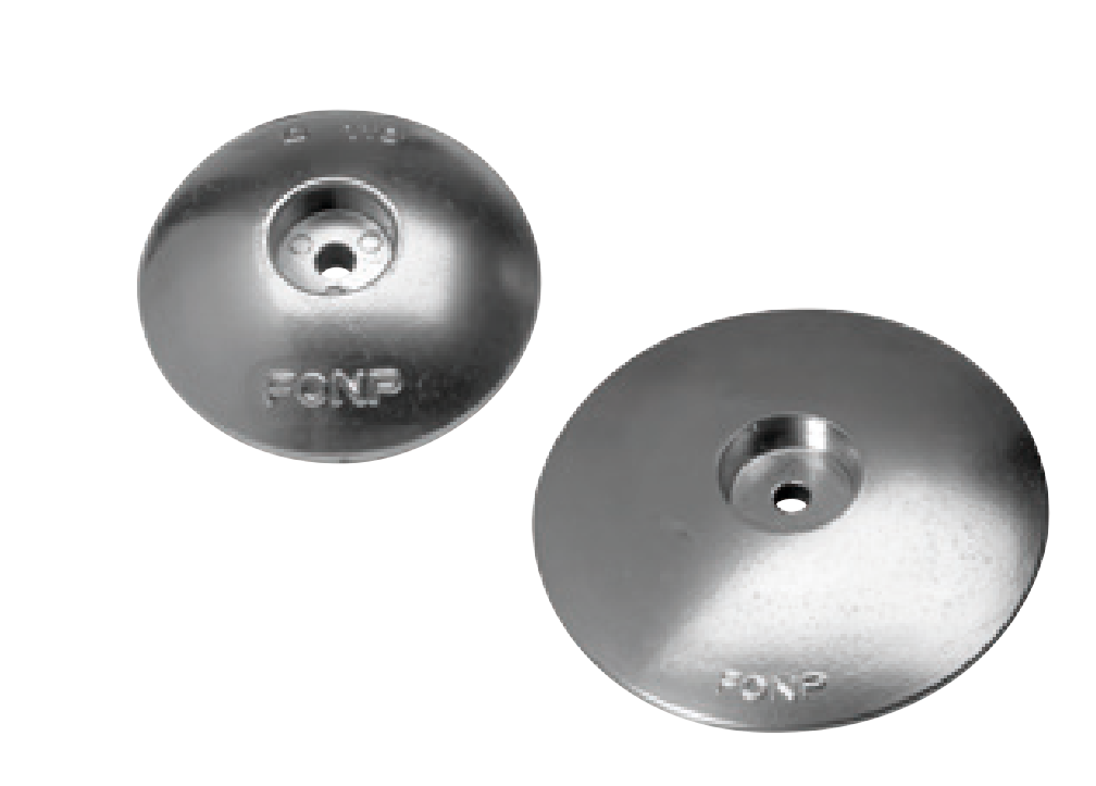 NC029 ANODO TIMONI E FLAPS MIS DIAM 190X H29 FORO DIAM 13