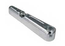 NC034 ANODO PER IDROJET ARNESON FD-3/A MIS 155X15X33 MIS F/F 90 ZINCO