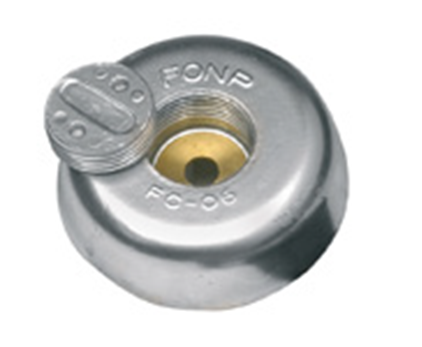 NC069 ANODO POPPA FC-06 MIS DIAM 120X H35 SOLO ANODO COMPL. TAPPO FILETT.