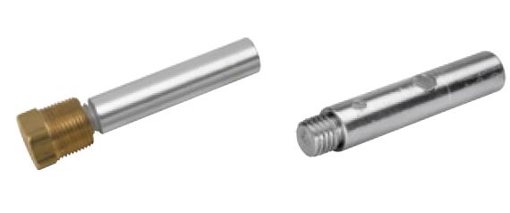 ANODO CIRC. RAFFR. DIAM 10 LUNGH 35 R-25 CORTO COMPLETO DI TAPPO MOTORE CATERPILLAR NR172C