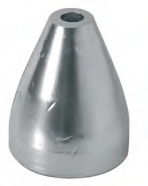 OG001C OGIVA TIPO MTF FMT- 1COMPLET. CHIAVETTA MIS DIAM 38X H 38