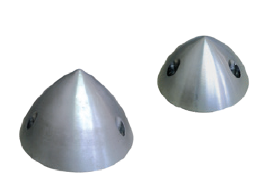 OGNS021 Ogiva diam. 80 x 40 con 3 fori