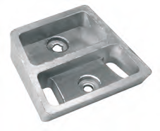 OM010AL ANODO PER MOTORE BOMBARDIER FG-8/B alluminio