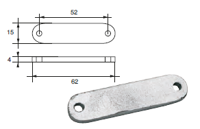 SE002 ANODO PER MOTORE SELVA FG- 9 C.F. 52 L.62