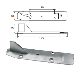 SE005 ANODO PER MOTORE SELVA HP 6÷15 F-SE-3
