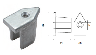 TC003 ANODO PER TAGLIA CIME