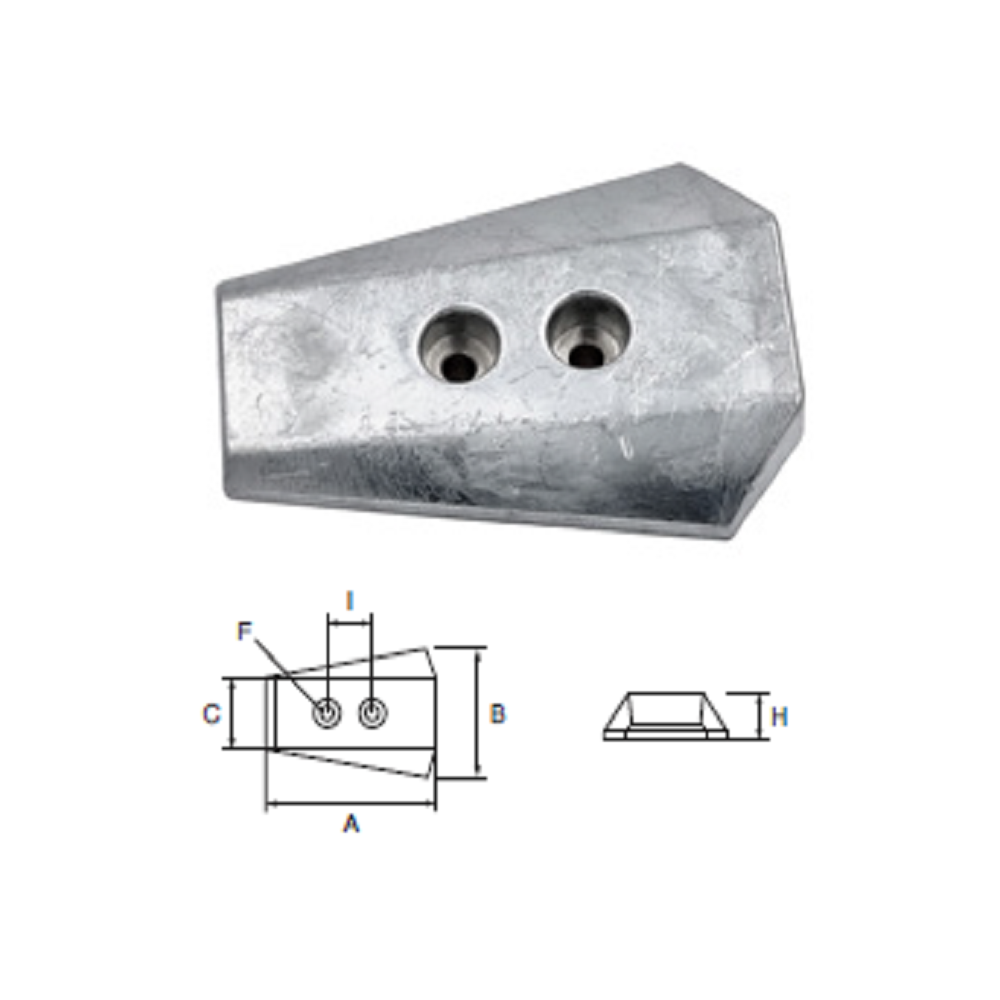 VP041 ANODO PIEDE POPPIERO SERIE DPI