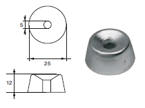 YA015 ANODO PER MOTORE YAMAHA- MARINER F-YA-17