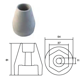 YN012 ANODO PER MOTORE YANMAR