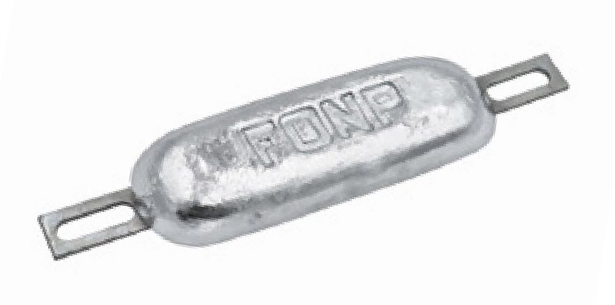 ZS031/1 ANODO A SALD. F1-2 KG 2.2 MIS 200X70X25 ZINCO