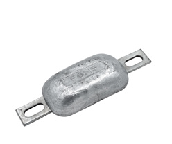ZS033/1 ANODO A IMBULL. F-1 KG 1 MIS 110X60X28 ZINCO