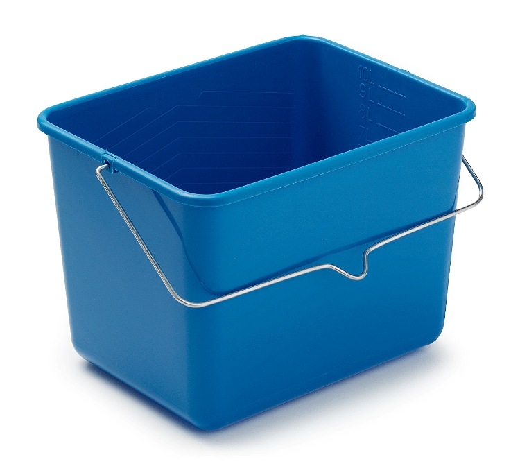 VASCA BLU RETTANGOLARE PER PITTURA LT 10