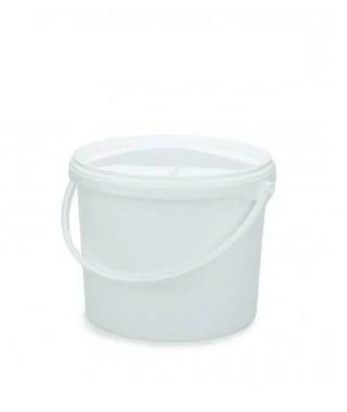 LATTA VUOTA DI PLASTICA CON COPERCHIO LT 3