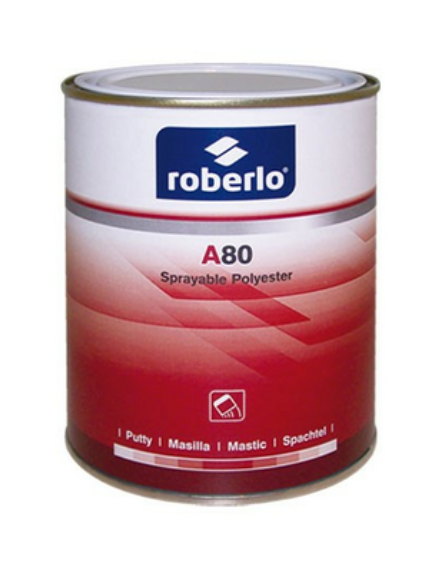 FONDO POLIESTERE A SPRUZZO A80 LT 1 A+B ( new formula)