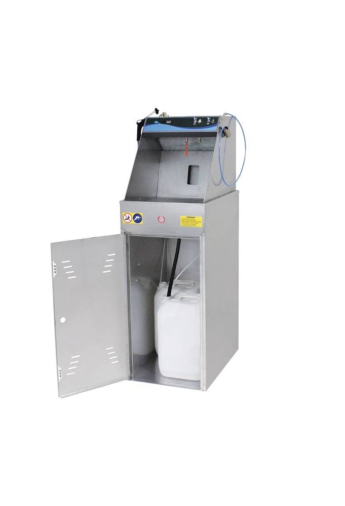 LAVAPISTOLA ACQUA AEROGRAFI MANUALE Con piano di lavoro (senza vasca). Senza kit separatore acqua/vernice