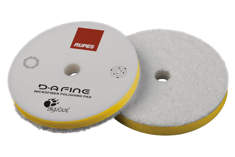 TAMPONE LUCID. MICROFIBRA DA-FINE GIALLO 130 mm Rupes