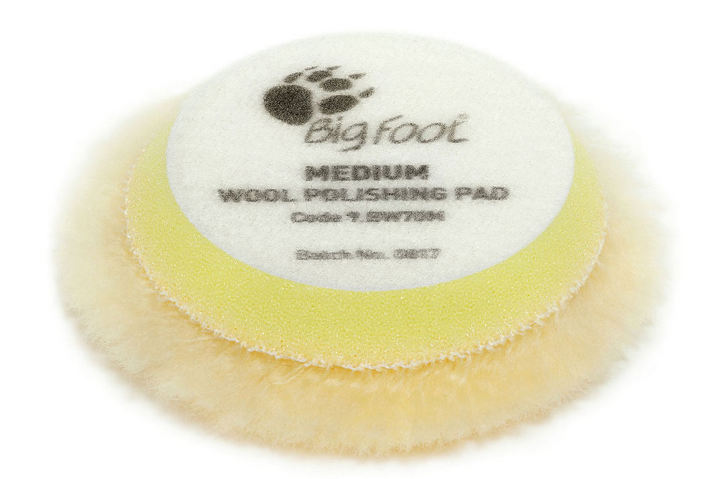 TAMPONE LUCID. LANA GIALLO FINE Ø 70 mm Rupes BW70M