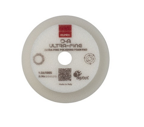 TAMPONE LUCID. SPUGNA DA- ULTRAFINE BIANCO Ø 100mm Rupes DA100S