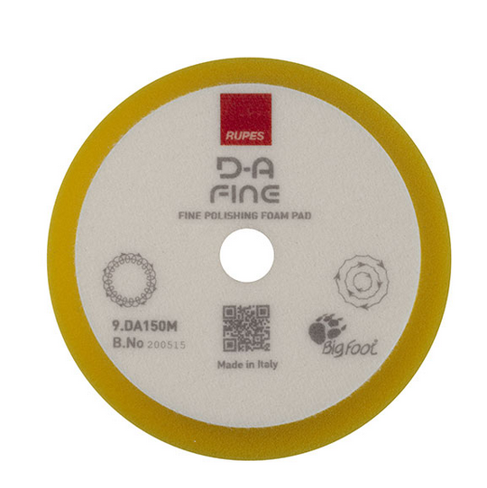 TAMPONE LUCID. SPUGNA DA- FINE GIALLO Ø 150mm Rupes DA150M