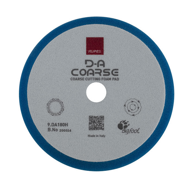 TAMPONE LUCID. SPUGNA DA- COARSE BLU Ø 180mm Rupes DA180H