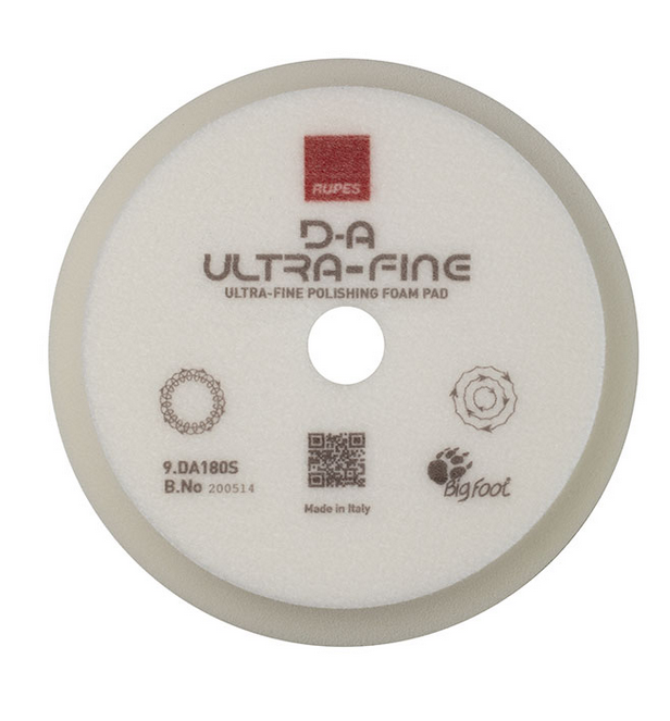 TAMPONE LUCID. SPUGNA DA- ULTRAFINE BIANCO Ø 180mm Rupes DA180S