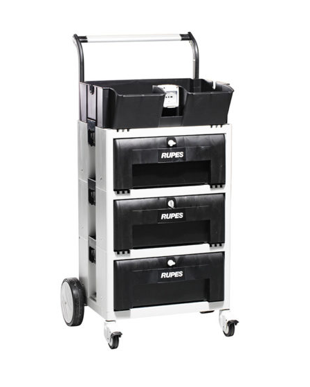 Carrello di lucidatura a tre cassetti CARRIER RUPES