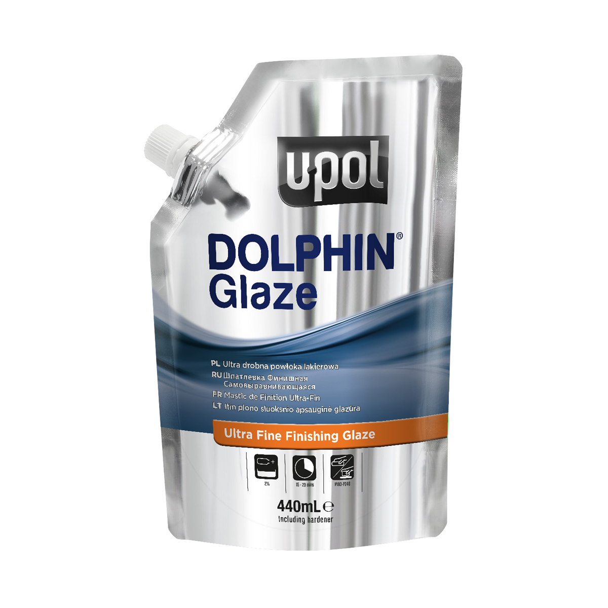 STUCCO U-POL DOLP a polimerizzazione rapida Speed Glaze - RAPID Glaze Stopper 440 ml bag