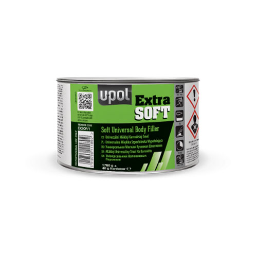 STUCCO U-POL EXTRA SOFT polies. Medio/Fine Morbido 1800 gr ad esaurimento