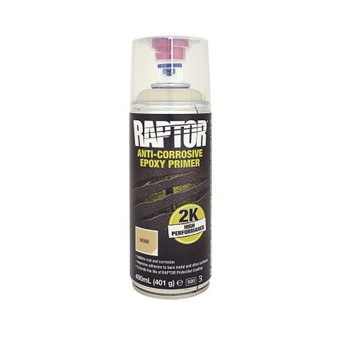 BOMBOLETTA FONDO EPOSSIDICO RAPTOR 2K ANTI CORR EP PRIME AEROSOL ML 400