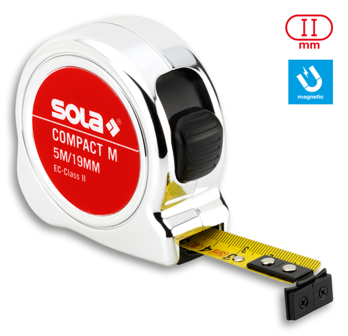 FLESSOMETRO 19MM COMPACT CO 5m