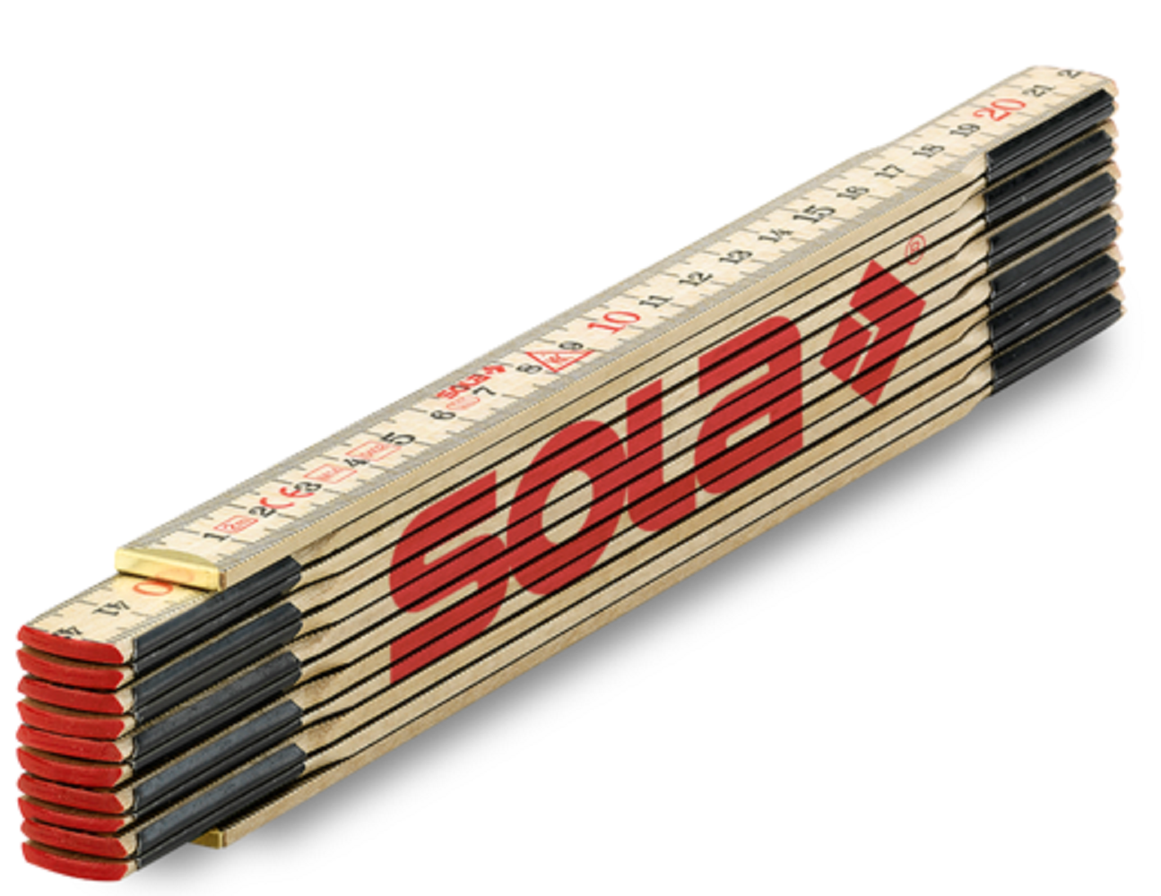 DOPPIOMETRO IN LEGNO 2.4m H 2.4/12