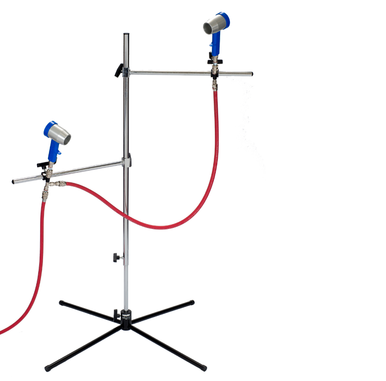 SUPPORTO 2 PISTOLA SOFFIONE CON FILTRO DEVILBISS