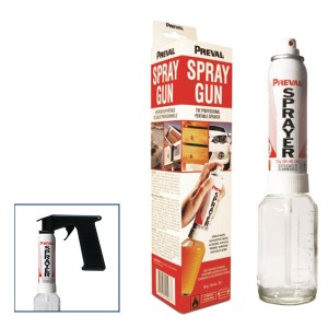 PREVAL SPRAY GUN KIT COMPLETO CARTUCCIA+ PESCANTE +CONTENITORE VETRO 150M +TAPPO