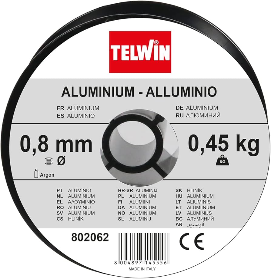 BOBINA FILO ALLUMINIO 0.8 KG 045