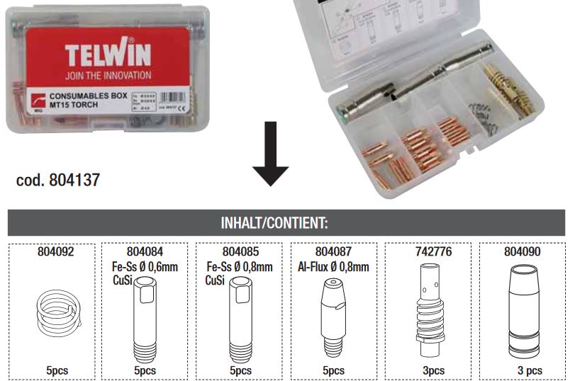 KIT CONSUMABILI SALDATURA