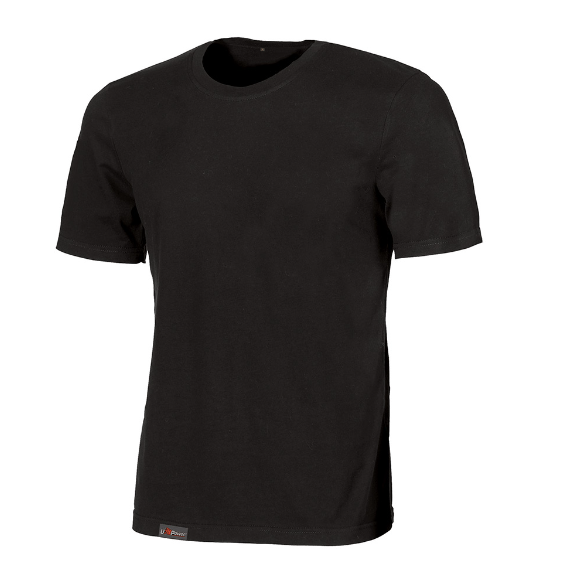 T-SHIRT U-POWER LINEAR BLACK CARBON