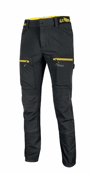 PANTALONI U-POWER U-POWER U-POWER U-POWER HORIZON BLACK CARBON
