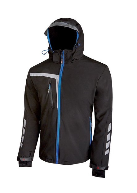GIACCA U-POWER SOFT SHELL QUICK BLACK CARBON XXL